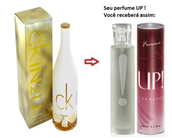 Importado Essência do Perfume 50ml - UP! 36 CK in2u Her